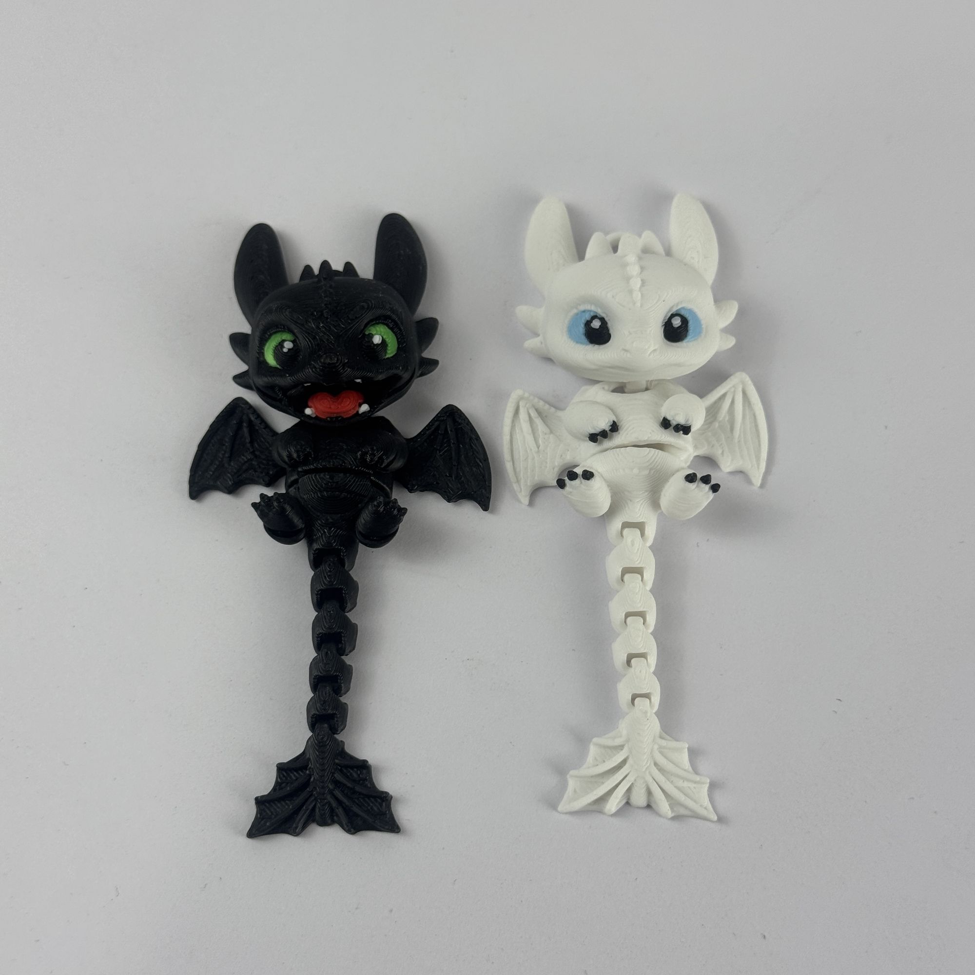 3D Printing Keychain - 3D 프린팅 관절형 드래곤 펜던트 나이트