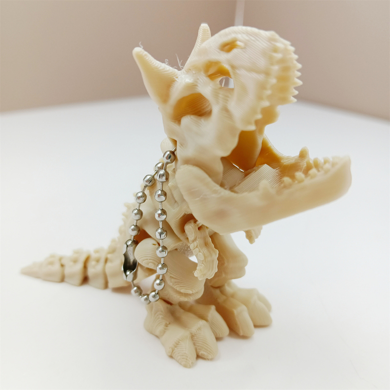 3D Printing Keychain - 3D 프린팅된 티라노사우루스 렉스 골격 모형