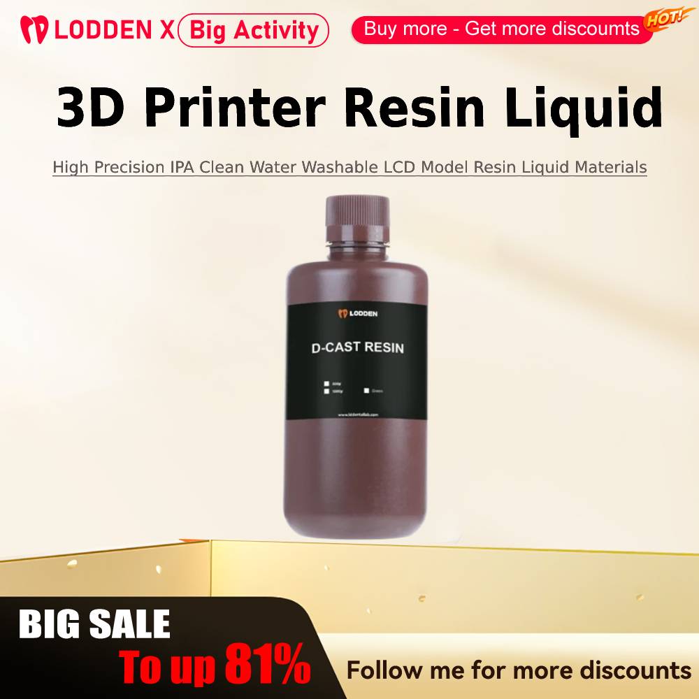 3D Printing News - Lodden 3D 프린터 수지 액체 385/405nm