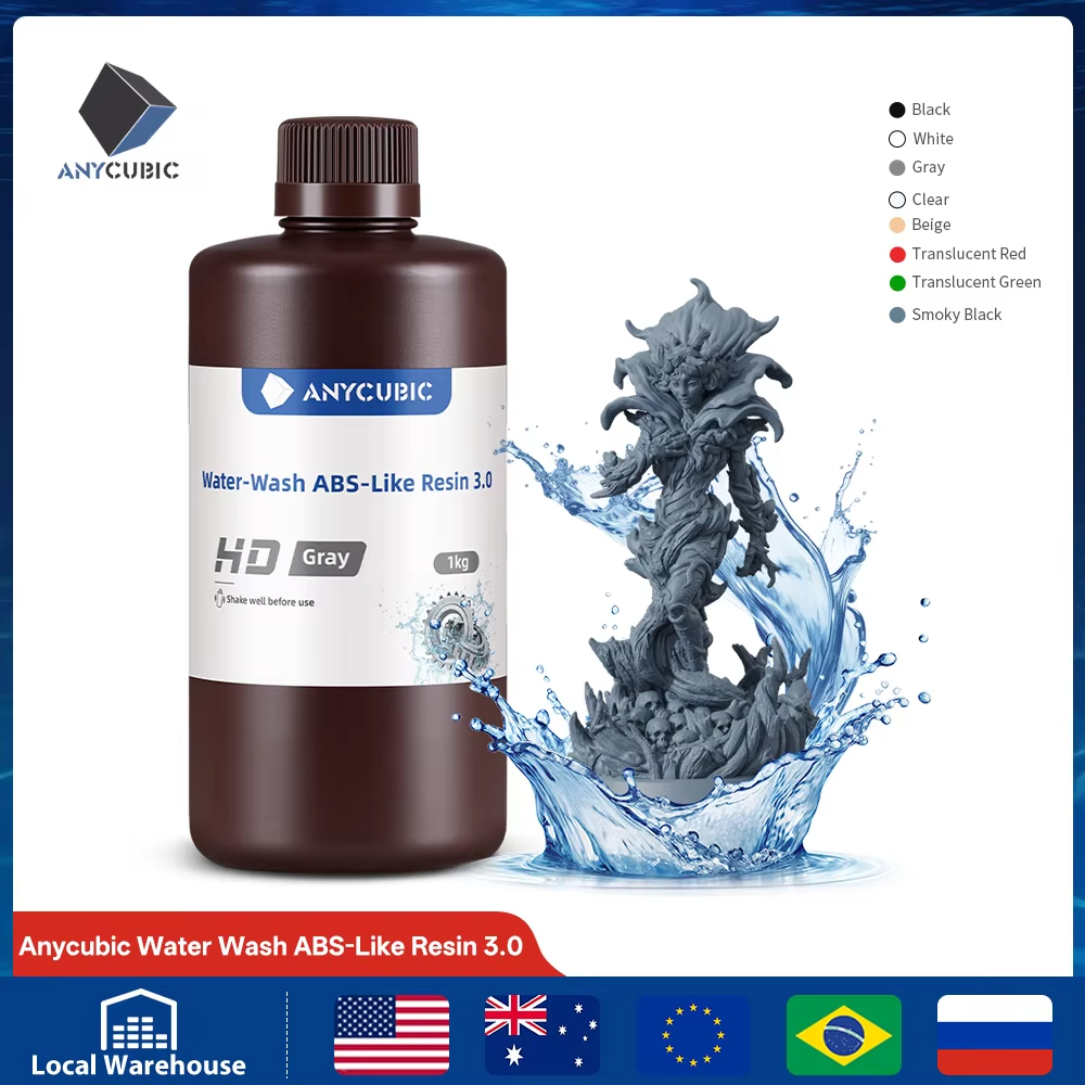 3D Printing Sla - ANYCUBIC 물세척 가능 ABS 유사 레진