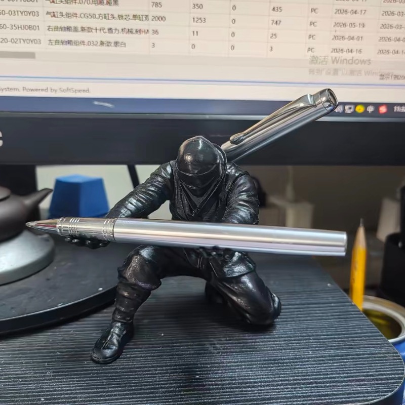 3D Printing Office Setup - 닌자 펜 홀더 3D 프린팅 사무라이