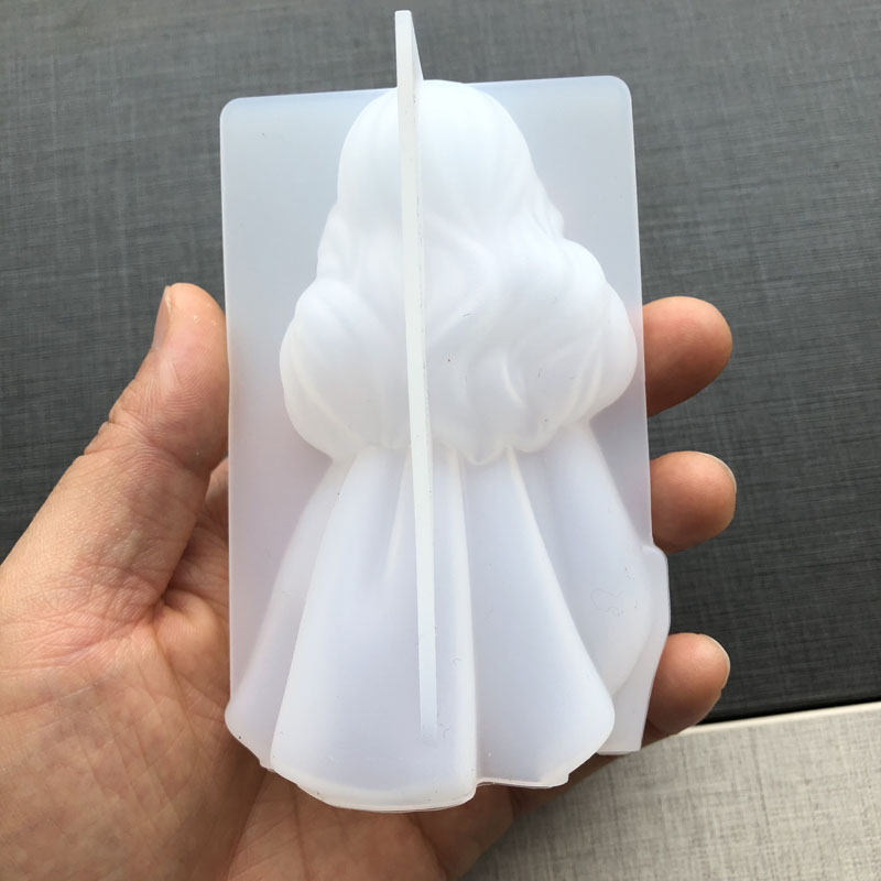 3D 귀여운 공주 실리콘 양초 금형 천사 소녀 비누 수 - 3D Printing With Silicone 리뷰 및 가격