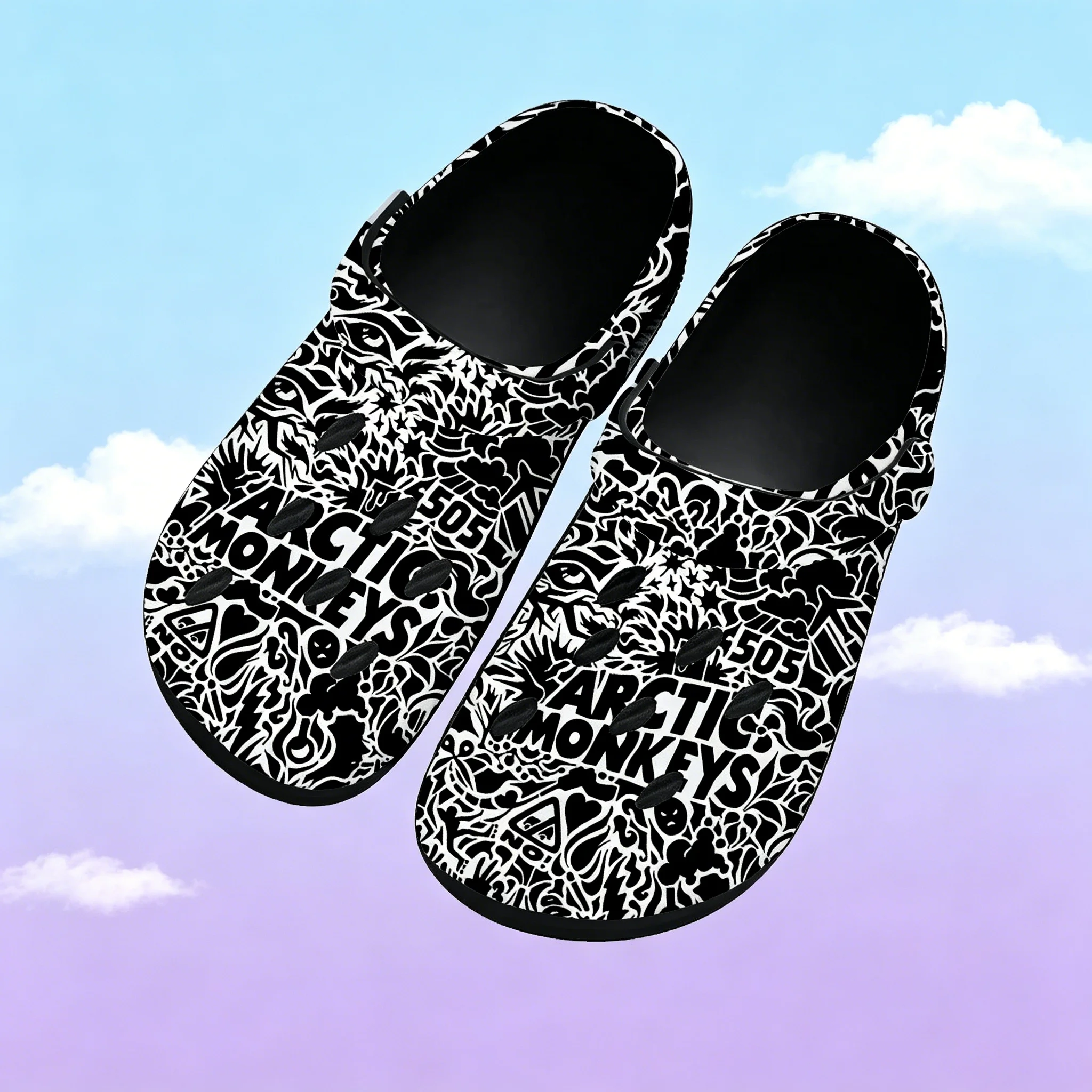 아크틱 몽키즈 인디 록 3D 프린트 클로그 슬리퍼 유니 - 3D Printing Outsole 리뷰 및 가격