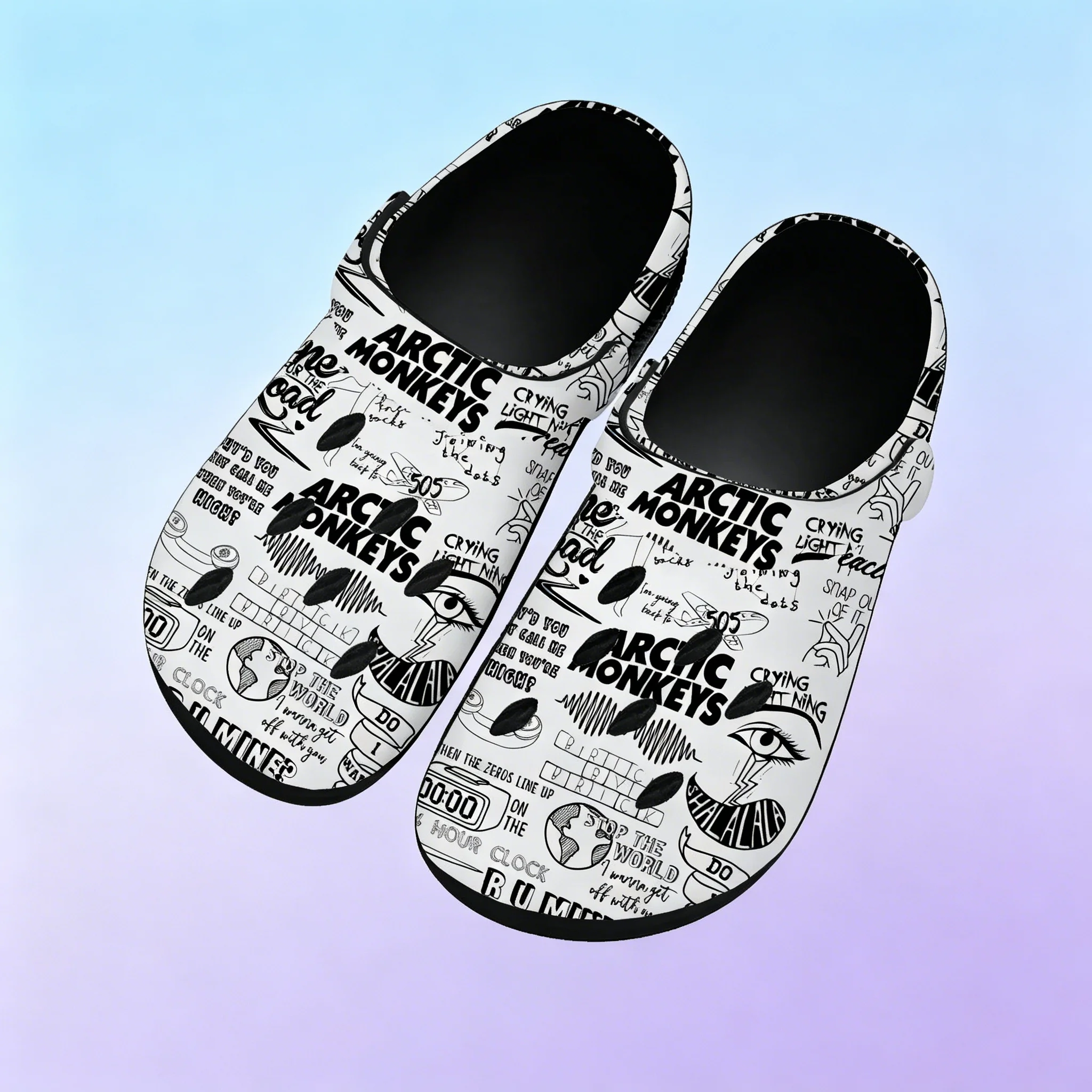 아크틱 몽키즈 인디 록 3D 프린트 클로그 슬리퍼 유니 - 3D Printing Outsole 리뷰 및 가격