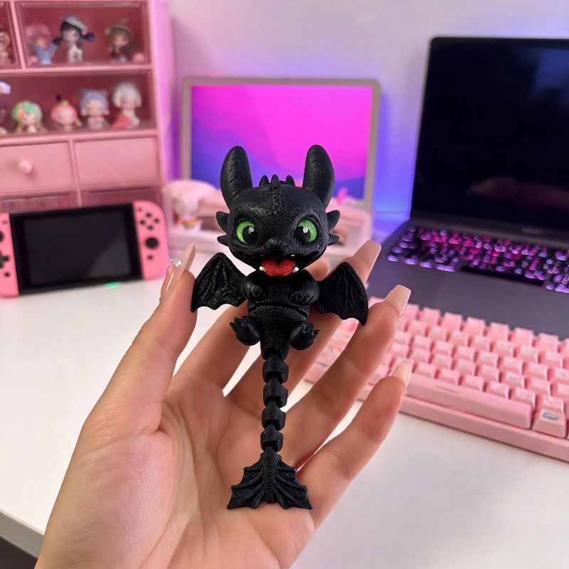 3D 프린팅 관절형 드래곤 펜던트 나이트 퓨리 라이트  - 3D Printing Keychain 리뷰 및 가격