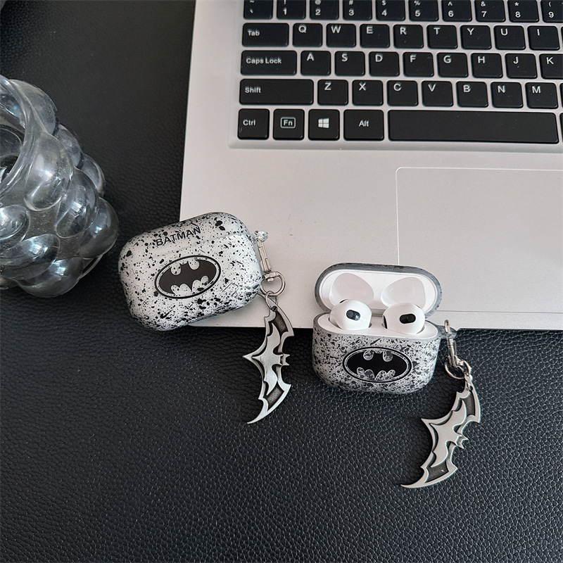 에어팟 4 케이스, 3D 블랙 배트맨 애니메이션 TPU - 3D Printing Keychain 리뷰 및 가격