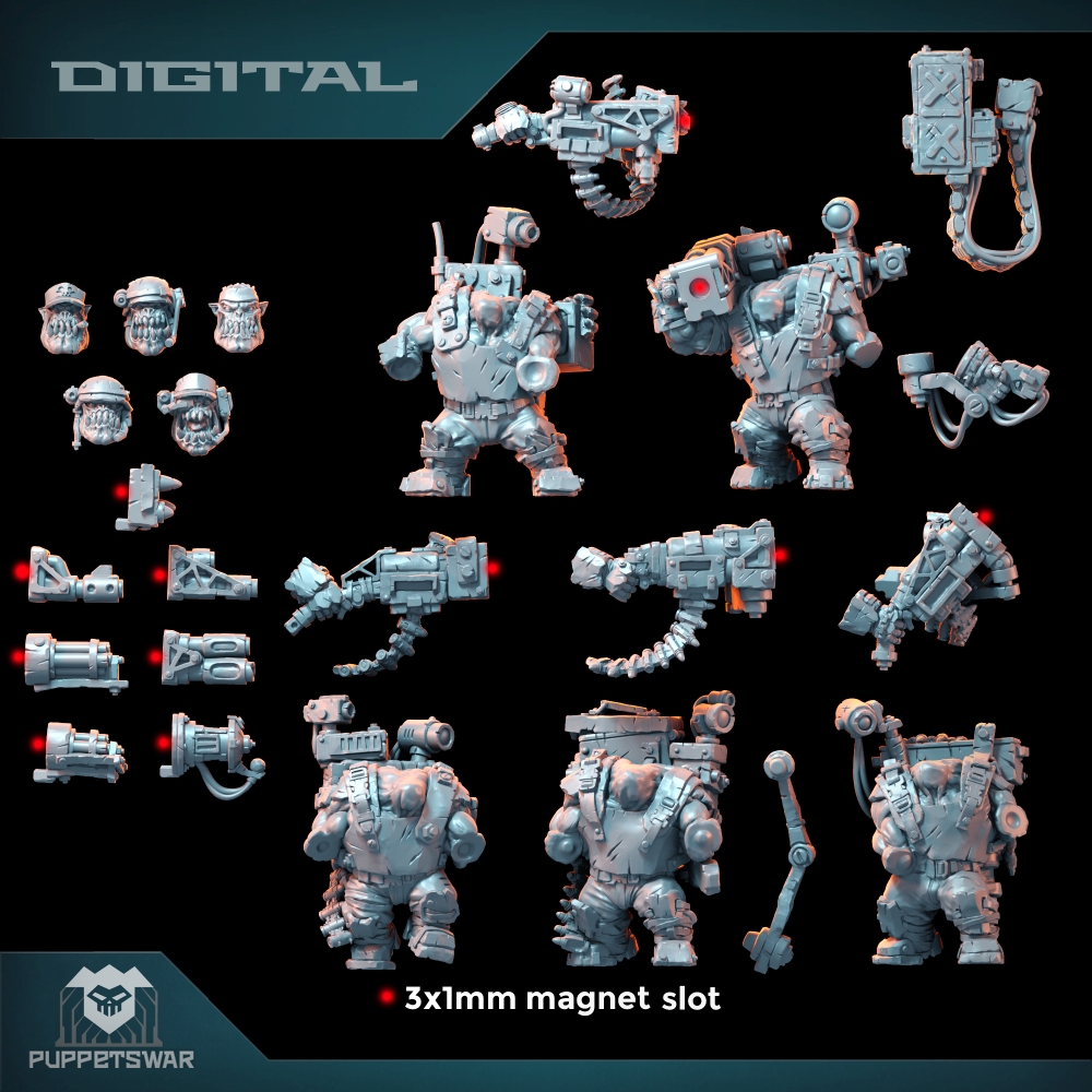Orc Ultimate Badasses Squad, 녹 - 3D Printing Ultem 리뷰 및 가격