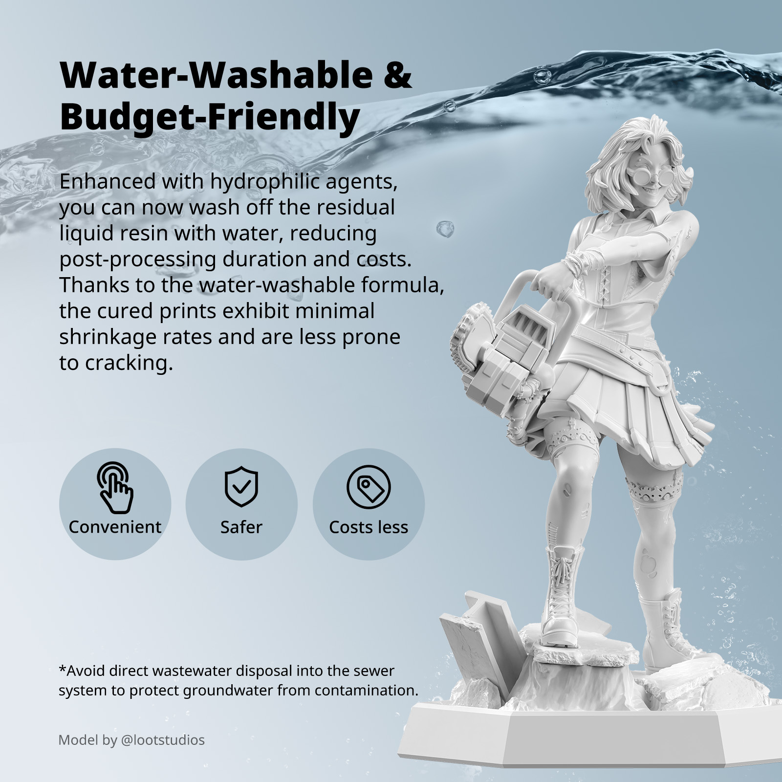 ANYCUBIC 물세척 가능 ABS 유사 레진 3.0  - 3D Printing Sla 리뷰 및 가격