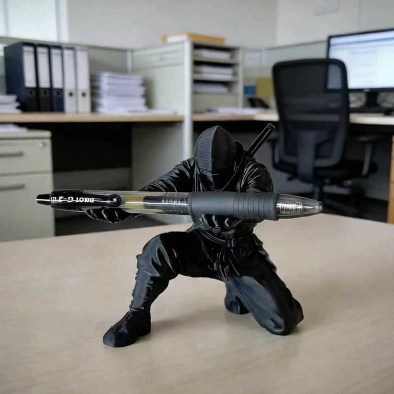 닌자 펜 홀더 3D 프린팅 사무라이 데스크 장식품 문구 - 3D Printing Office Setup 리뷰 및 가격