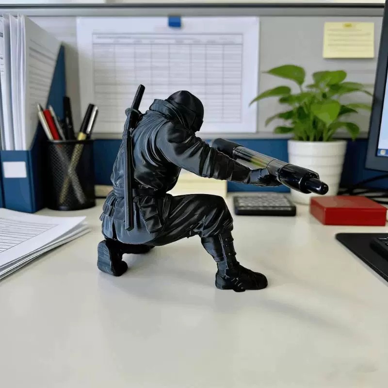 닌자 펜 홀더 3D 프린팅 사무라이 데스크 장식품 문구 - 3D Printing Office Setup 리뷰 및 가격