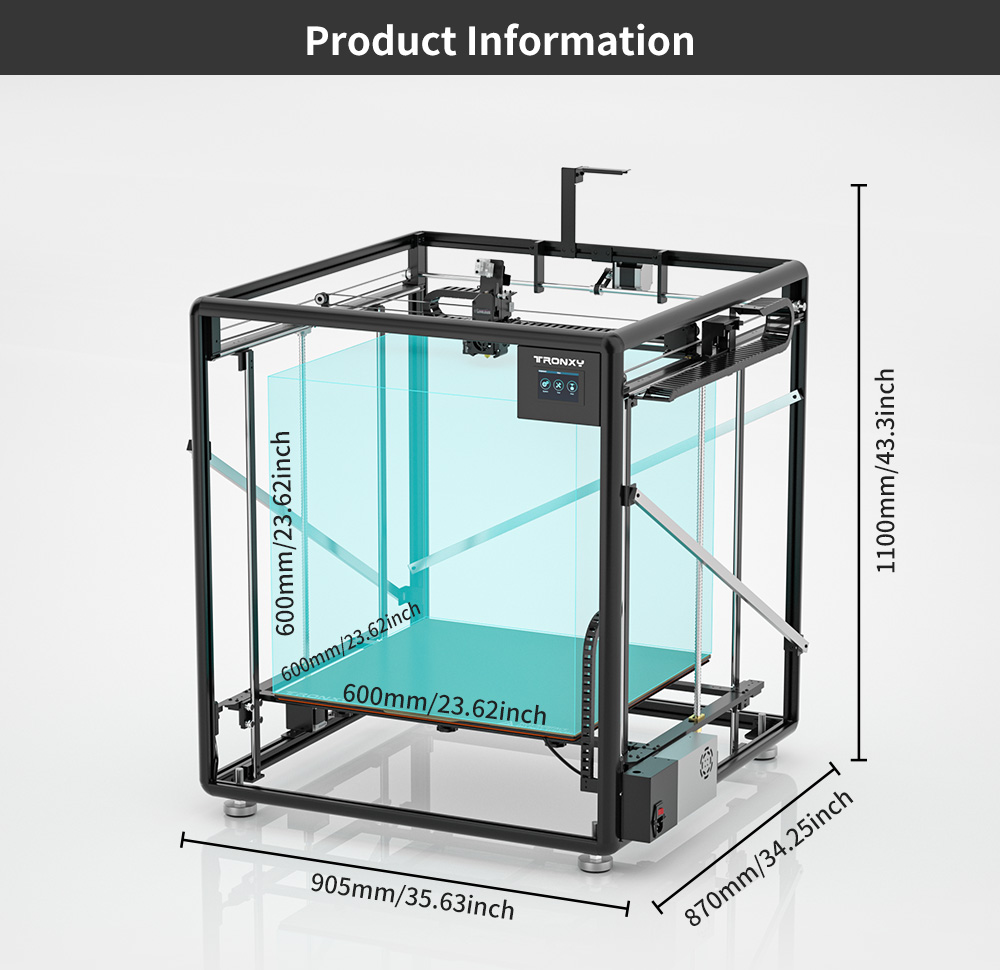 Tronxy VEHO-600 / PRO V3 대형 출력 - 3D Printing X Y Z Axis 리뷰 및 가격