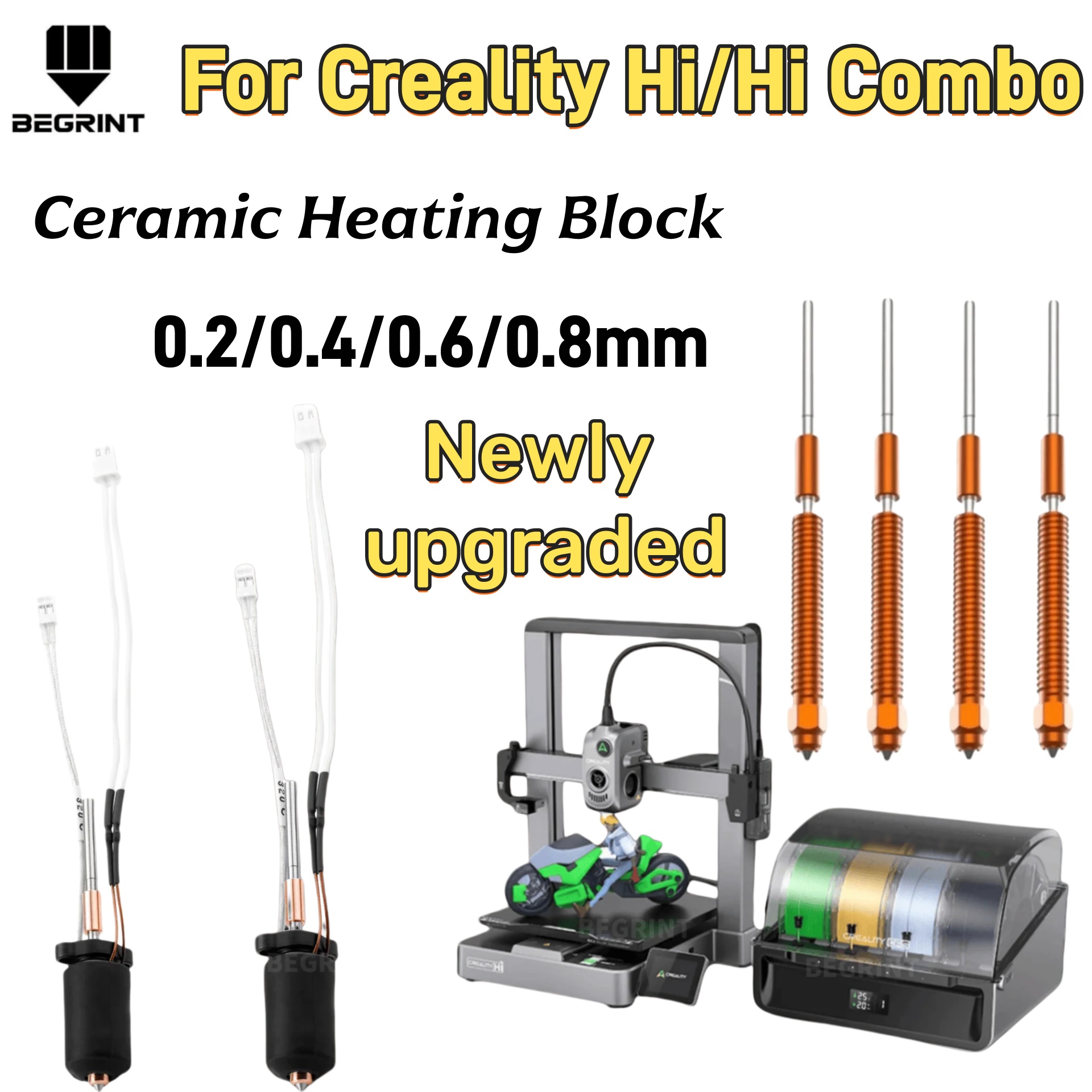 Creality Hi Hi Combo용 고온 세라믹 히 - 3D Printing News 리뷰 및 가격