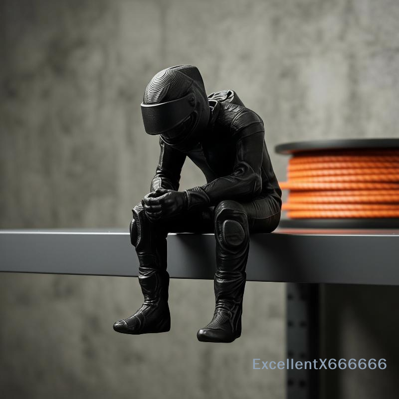 3D 프린팅된 창의적인 레이싱 스타일의 좌식 피규어 미 - 3D Printing Office Setup 리뷰 및 가격